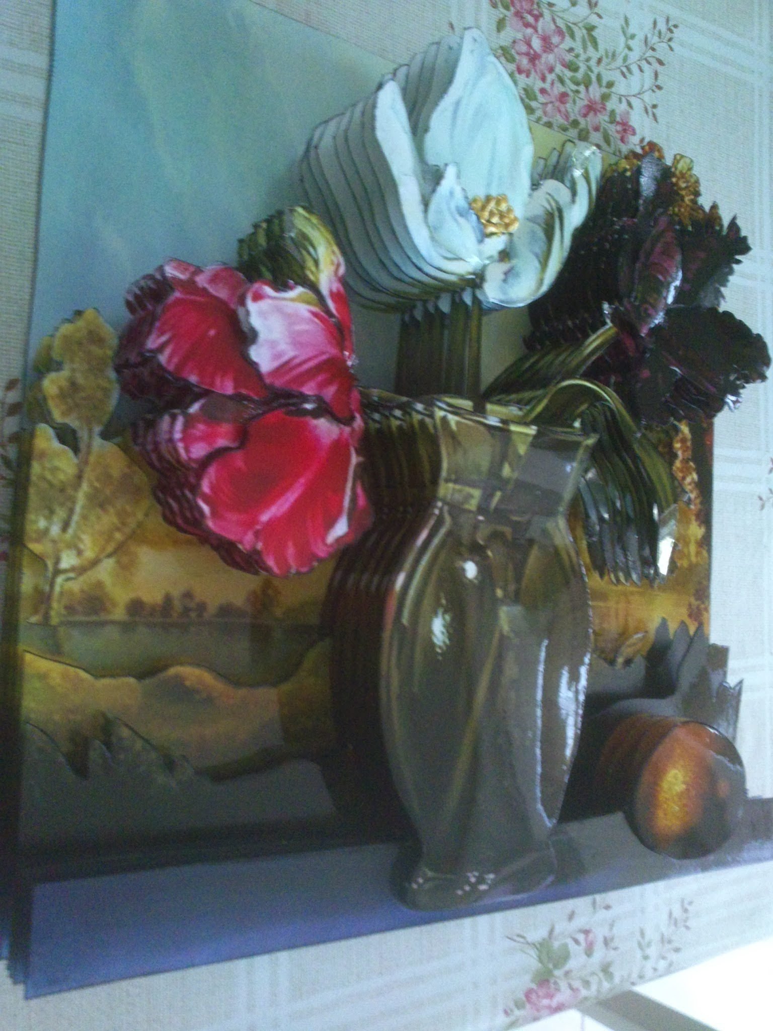 Kağıt rölyefimizin bitmiş hali