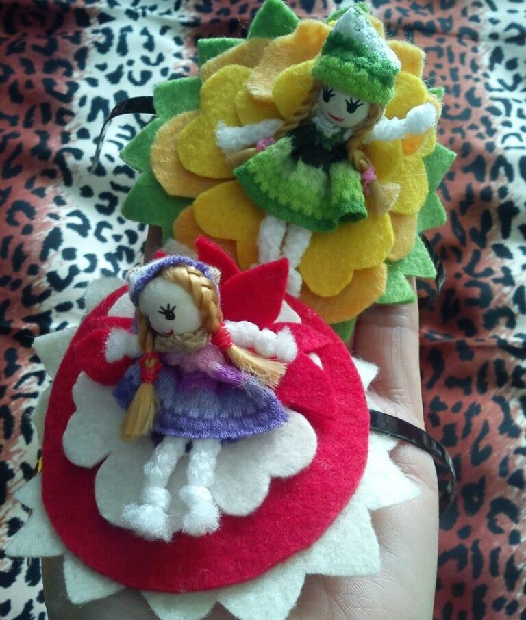 Keçe Çalışması Taçlar