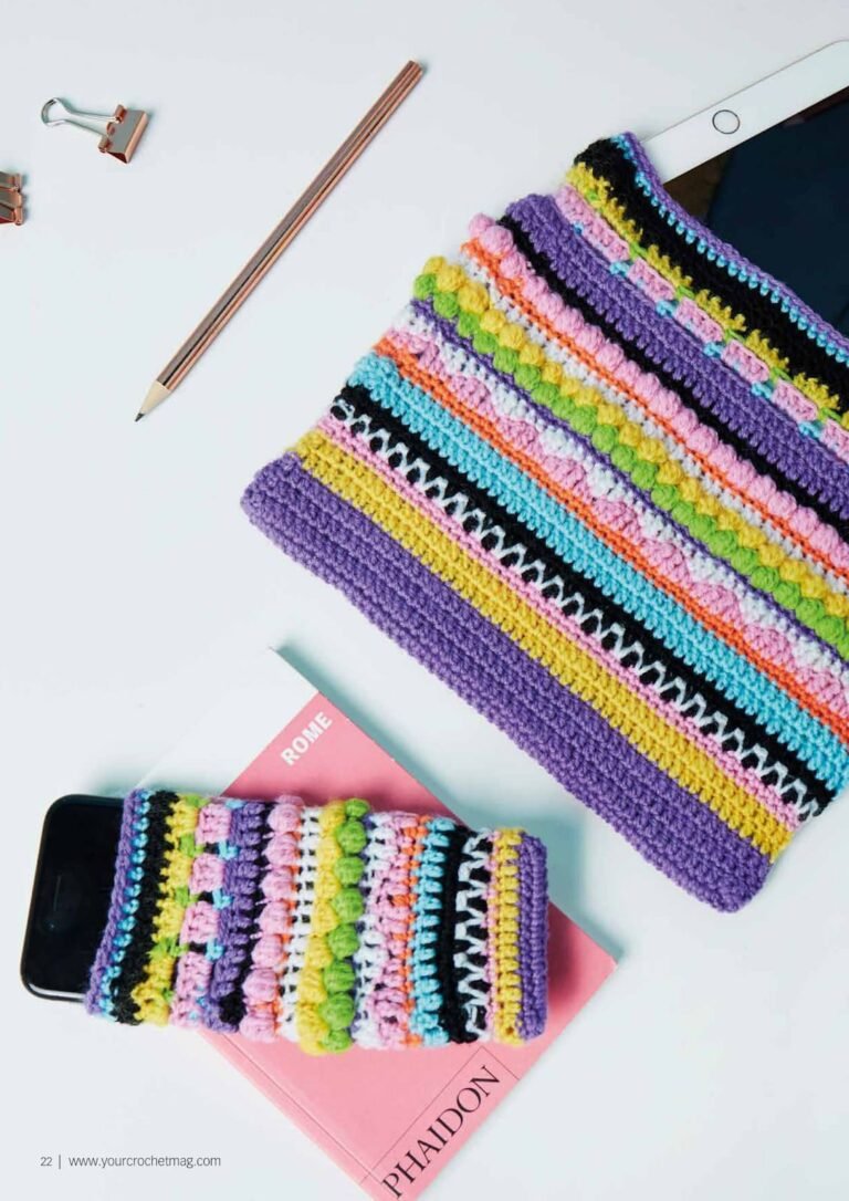 Örgü Cep Telefonu Kılıfı Yapımı