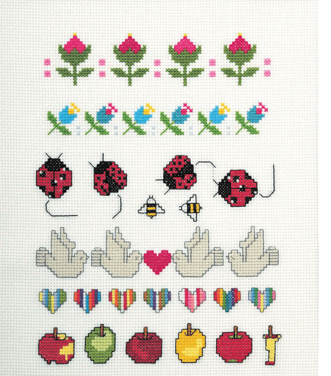 şerit kanaviçe desenleri