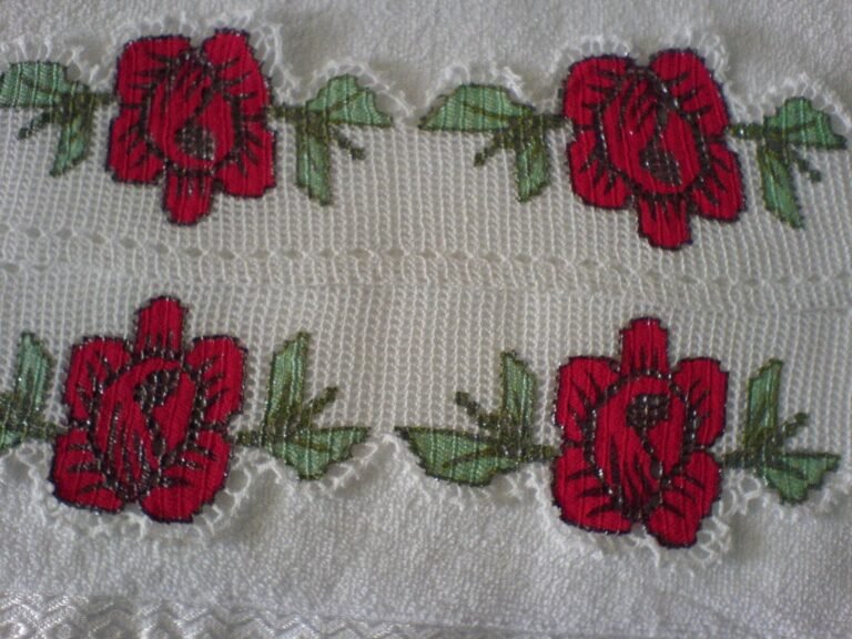 Boyama Nakış Havlu Kenarı