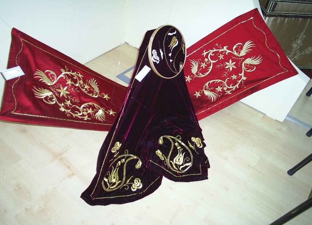 BUSMEK sergisinden maraş işi çalışmaları