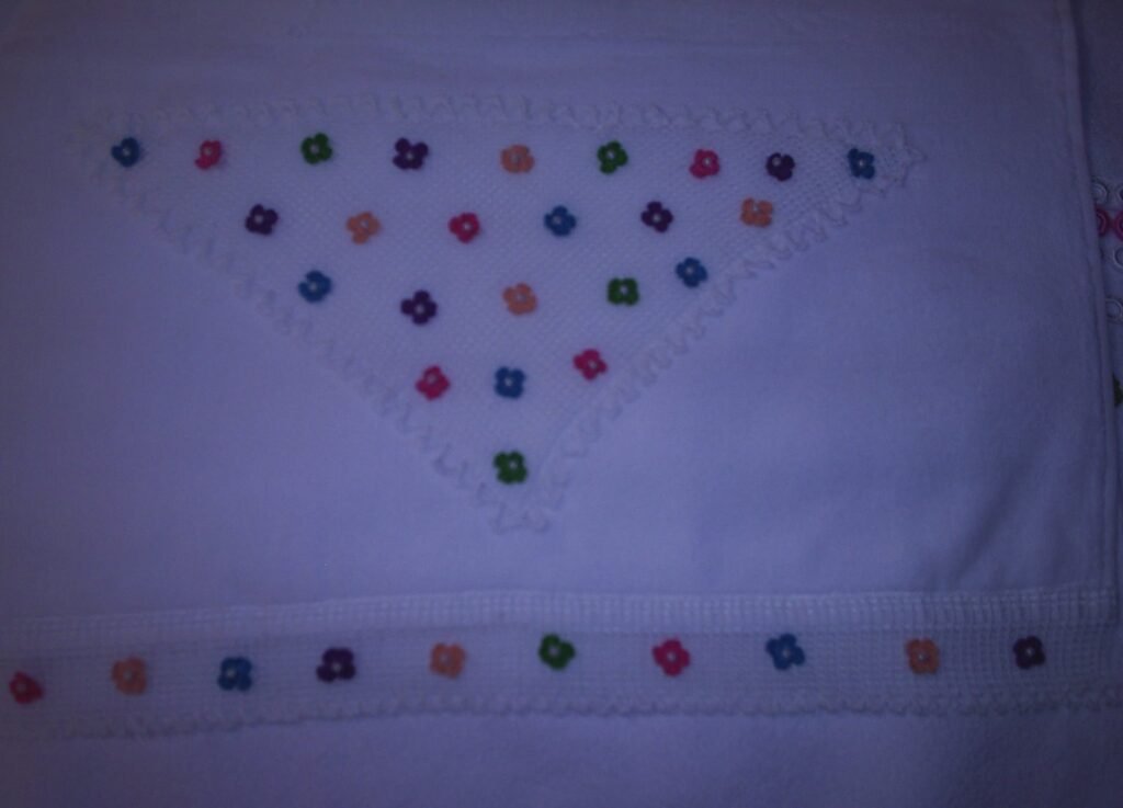 Renkli Havlu Danteli