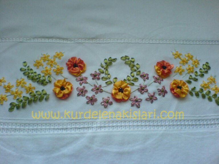 Kurdele Nakışı Hercai ve Papatyalar