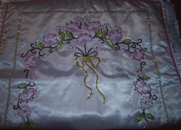 Boncuk İşi Havlu Seccade Bohça