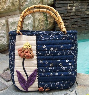 Kurdele Nakışı ve Patchwork Çanta
