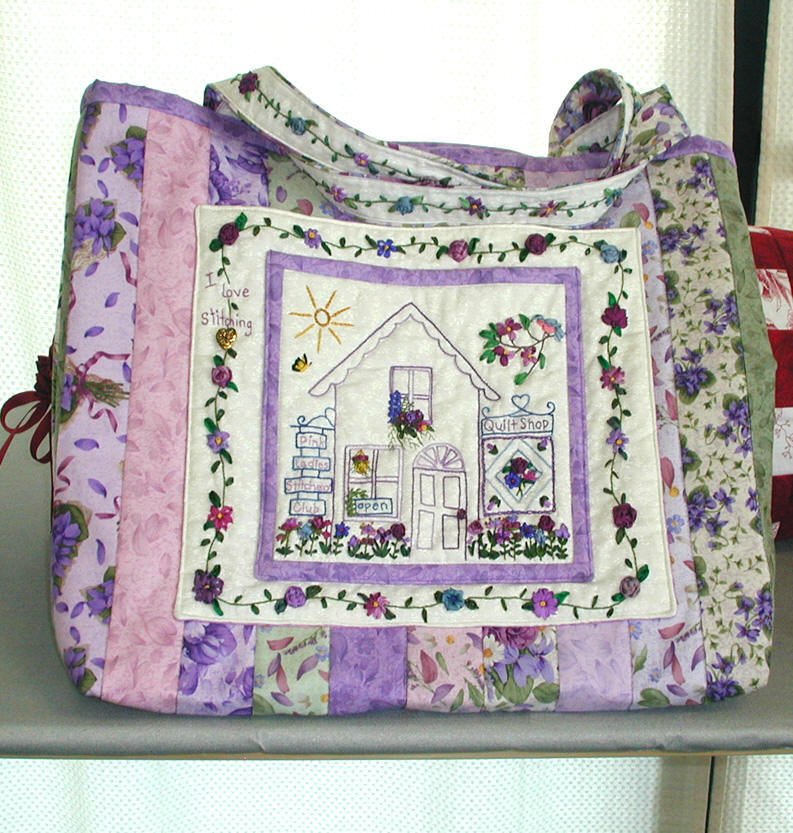 Kurdele Nakışı ve Patchwork Çanta